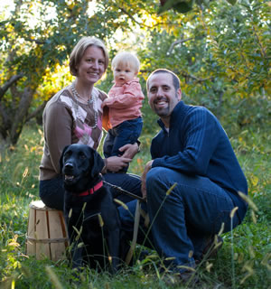 Dr. Jeff, Dr. Patti, Hunter & Nittany